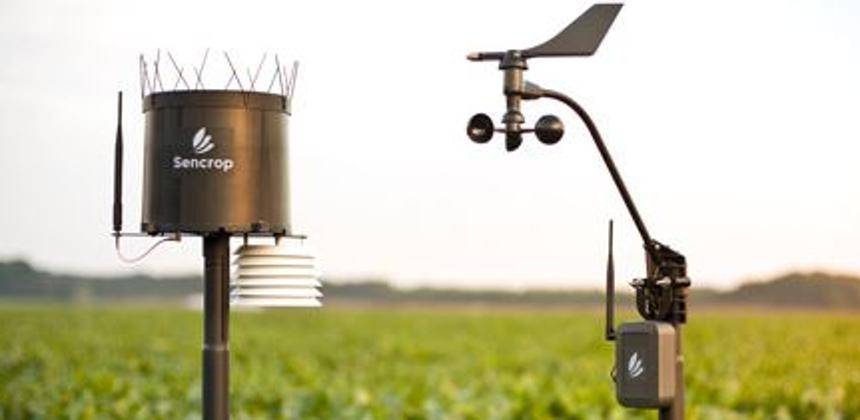 Station météo pour les plantations